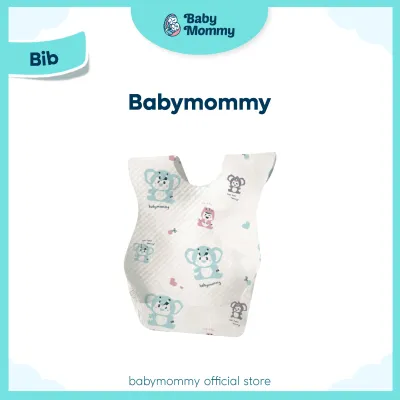 Babymommy👶50PCS Individual Packing Disposable Bib Waterproof Proof Travel Baby Bib Feeding Apron