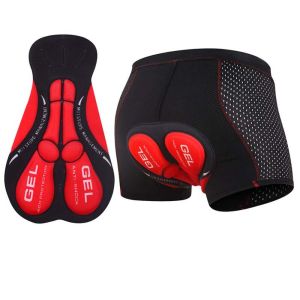 FANGAN 5D Gel Pad 5D Gel Pad Cycling Shorts Shockproof Breathable Bike Underwear Cycling Comfort Wear Comfortable Cycling Apparel Cycling Accessories