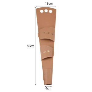 3PCS Hand Held Paper Flower Box DIY Portable Single Bouquet Hollow Flower Packaging Arrangement Box