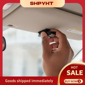 SHPYHT✨ 1Pc Car Sun Visor Glasses Clips Interior Eyeglasses Storage Holder Compact Storage Auto Interior Accessory With Alloy Buckle