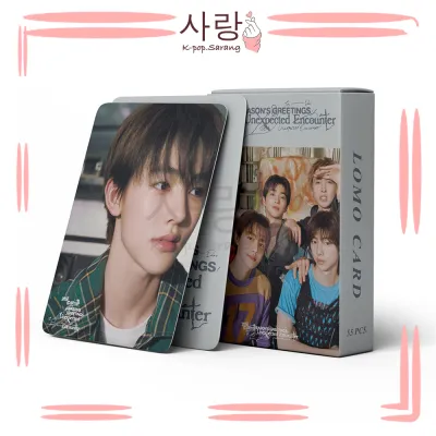55pcs CORTIS《2026 SEASONS GREETINGS - UNEXPECTED ENCOUNTER》White Group LOMO Card Set Collection Kpop Ahn Keon Ho James Kim Ju-hoon Martin Seonghyeon Photocard Kad Foto