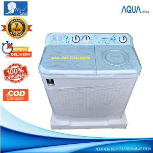Mesin cuci 2 Tabung AQUA AQW 8031 HT Hijab Series Fresh Air System 8.5 KG