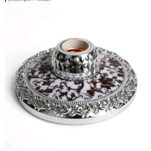 FITTING LAMPU ARTISTIK PREMIUM MEWAH EKSKLUSIF / ORNAMEN LAMPU PLAFON ARTISTIK PVC