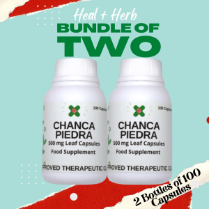 100% Organic Chanca Piedra (Stone Breaker) Sampalukan Kidney Stone and Gall Stones Breaker Bundle of Two 100 capsules