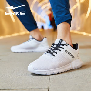 ERKE sports shoes mens shoes mesh breathable autumn new casual running shoes mens soft sole lightweight running shoes
