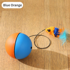 AIMAYAPET Interactive Cat Toy Ball With Tracking Mouse Automatic Rolling Teaser for All Breeds Battery-Powered
