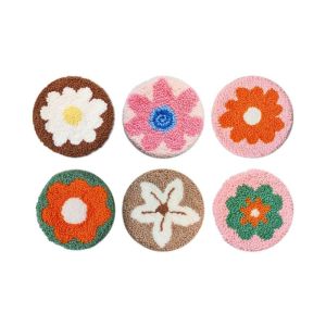 PhotoCustom Punch and Needle Embroidery Kit Floral Embroidery Kit Unique Gift