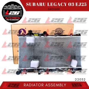 22032 Subaru Legacy Radiator Assembly EJ20 2003 TA-BL5 A/T 340x688x16mm (Polar)