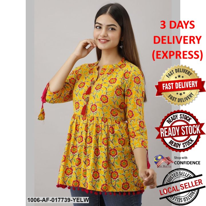 Plus Size Cotton Plazzo Kurti Set  Plus size fashion for women indian,  Cotton kurti designs, Long kurti designs