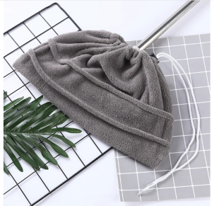 YESPERY Broom Head Towel Cover Thicken Coral Velvet Strong Absorbent Cleaning Accessories Dust-absorbing Elastic-Mouth Mop Cloth