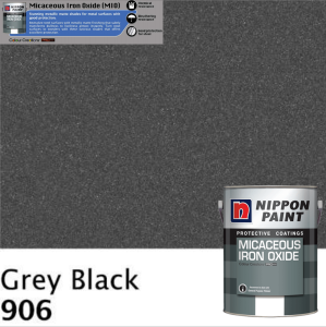 SINAR 5 LITER NIPPON MATT METAL PAINT Micaceous Iron Oxide MIO / CAT MINYAK PINTU PAGAR GRILL BESI MATT