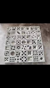 Internet Celebrity Hollow Brick Mold Cement Concrete Prefabricated Parts Partition Decorative Brick Wall Brick Lattice Plastic Mold Manufacturer