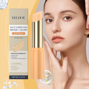 Vitamin C Eye Cream Stick Eye Bag Removal Dark Circles Reduce Fine Lines Anti Puffiness Smooth Moisturizing Brightening Eye Balm