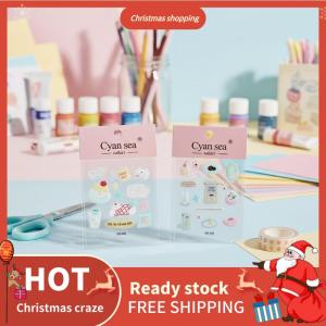 CX💥💓🎄 Cute Cartoon 3D Cat Dogs Epoxy Resin Stickers Kawaii DIY Journal Sticker For Mobile Phone Laptop Decor