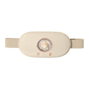 Portable Cordless Heating Pad Electric Menstrual Heating Pad for Cramps Fast Heating Pad with 3 Heat Levels and 3 Massage Modes Back & Belly Warm Palace Belt for Women and Girl