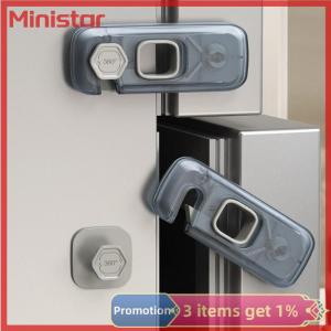 Ministar 1Pc Home Refrigerator Lock Fridge Freezer Door Catch Lock Toddler Kids Child Cabinet Safety Lock For Baby Safety Child Lock