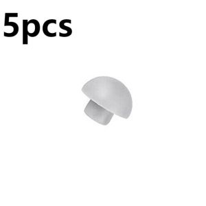 5Pcs Toilet Seat Bumper Durable Anti-Aging Toilet Shock Absorption Cushioning Pads Round/Long