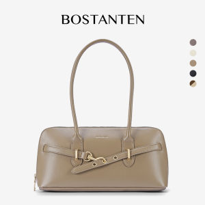 BOSTANTEN Chloe Bag กระเป๋าถือสะพายไหล่สำหรับผู้หญิง หนังพรีเมียม ดีไซน์หรูหรา ความจุขนาดกลาง ใช้งานได้ทุกโอกาส