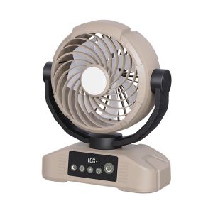 2025 Multi functional Outdoor Camping Fan 20000mah USB Rechargeable Desktop Fan Digital Display Wireless Remote Control Portable Fan with LED Lighting