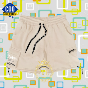 Celana Cargo Pendek Pria Bahan Katun Fleece Adem Dan Lembut Gramasi 280 NEW Kargo Cowok Cewek Terlaris Style Koreaan 2023 Terbaru Sablon Premium Kekinian Shorts Terpopule Jaman NOW