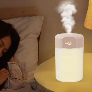 Ultrasonic Humidifier Air Purifier Diffuser Humidifer for Aroma in Home Office Car Night Light LED