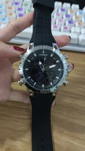 New Mens Watches Sport Top nd Luxury Dual Display Quartz Watch Men Military Waterproof Clock Digital Electronic Watch Man