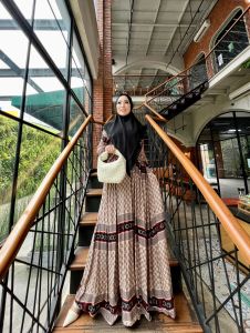 Glamz rabania 10 Gamis set jilbab terbaru pesta mewah elegannkekinian baju muslim wanita syari