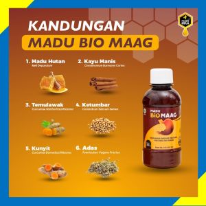 Madu Biosfera Lambung Madu biomaag biomag bio maag promag biomax biomah maag kronis asam lambung tinggi gerd mual dan mules  perut kembung radang usus tukak lambung axienty masalah pencernaan asli original ori