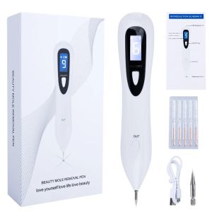 Skin Tag Remover Warts Eliminator Lcd Plasma Pen Papillomas Electric Tattoo Removal Freckle Dark Spot Mole Cauterizer Kit for Home Use