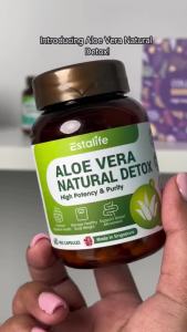 [NEW] Estalife Aloe Vera & Chia Seed Natural Internal Cleansing Supplement Support Balanced Healthy Gut Environment Plant Herbal Blend 60 Capsules