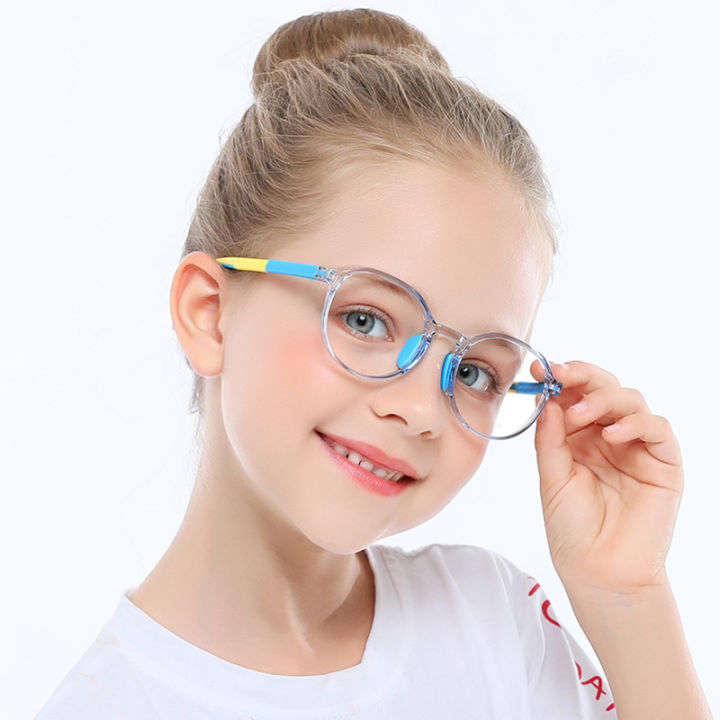 IMPALA FL1622Q Kids Silica Frame Anti Blue Eyeglasses for Baby Boy