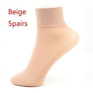5/10Pairs Short Stockings Low Cut Thick Silk Ankle Socks  Short Low-top Thick Silk Ankle Socks