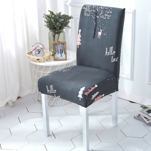 ผ้าคลุมเก้าอี้ร้านอาหารในโรงแรม ผ้าคลุมเก้าอี้รับประทานอาหารผ้ายืดหยุ่นบางเรียบ ผ้าคลุมเก้าอี้สากลแบบถอดออกและซักได้