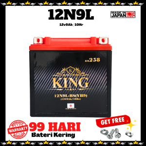KING 12N9L MOTOR BATTERY JAGUH SKYLINE 200 EXTREME 150I TL125 KTN200 XTM200 RKV200 PATAGONIAN