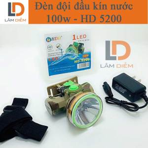 Đèn pin đội đầu siêu sáng Đèn pin sạc đội đầu siêu sáng kín nước hd 5200 - t81