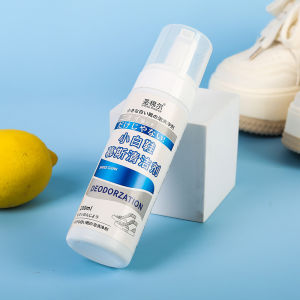 White Shoe Cleaner Mousse descaling and decontaminating Cleaning Agent White Shoe Mousse