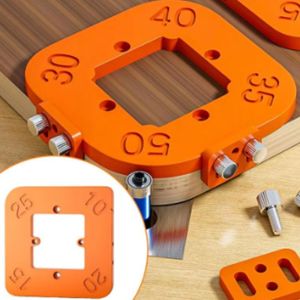 LITUILI MALL รูปทรงโค้งมน แม่แบบมุมโค้งมน 4 in 1 แผ่นมาตรฐานจำกัด แม่พิมพ์กำหนดตำแหน่งงานไม้ สากลสากลสากล หนาขึ้น แม่แบบการตัดโค้ง เครื่องมือเสริมสำหรับการตัดส่วนโค้ง