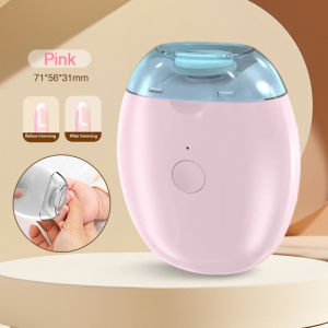 Electric Nail Grinder Fully Automatic Nail Clipper Baby Low Noise Nail Care Set USB Charging Nail Clippers Anti-splash Home Nail Clippers for Baby Kids Adults
