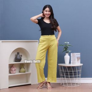 Celana kulot scuba HW premium / celana wanita kulot scuba reguler
