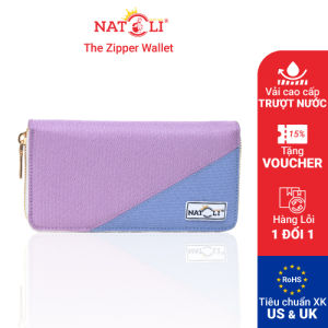 Ví dài cầm tay nữ The Zipper Wallet V1 thương hiệu NATOLI đựng thẻ tiền điện thoại nhiều ngăn cao cấp