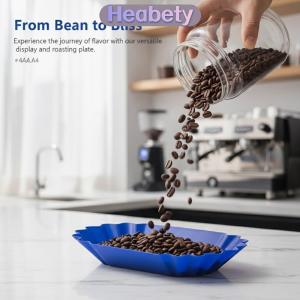 Heabety  Hình bầu dục cà phê đậu khay hoàn hảo cho mẫu hiển thị và snack trình bày
