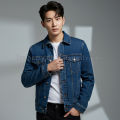Jaket Denim Pria Biowash – Original Kualitas Premium, Tahan Lama, Stylish & Mewah Kekinian. 