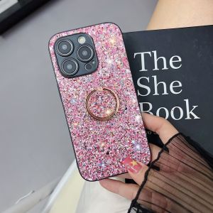 For OPPO F5 F7 F9 F11 A17 A17K A15 A15S A77 A77S A57 A53 A31 A96 A76 A92 A72 A5 A9 A91 A5S A3S A12 A12e Casing Luxury Fashion Bling Glitter Silicone Cases with stand