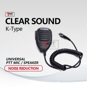 Baofeng Handheld PTT Microphone Speaker Two-Way Radio for Walkie Talkie For BF888S UV5R Original COD