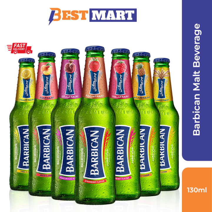 Barbican Non-Alcoholic Malt Beverage Glass Bottle (330 ml) 8 Flavors ...