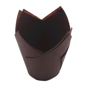 50pcs Tulip Muffin Cupcake Paper Cups Cupcake Wrapper Molde Cupcake Liner Wrap Cases Bakeware Tools
