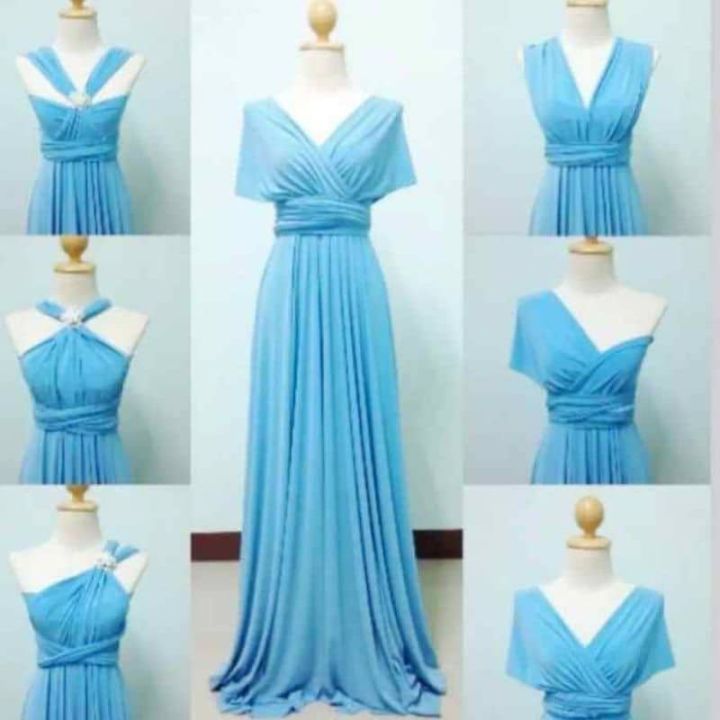 Infinity blue hot sale dress