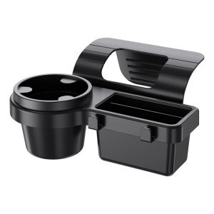 Car Cup Stand Phone holder Mount Tray Side Door Window Storage Barrel pocket Hanging Storage Rack with auto interior accessories