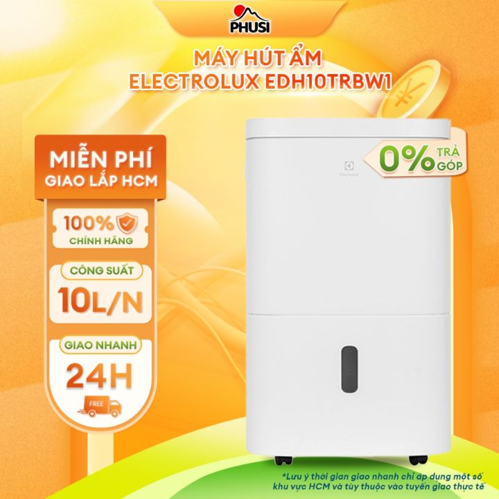 EDH10TRBW1 Máy hút ẩm Electrolux EDH10TRBW1 [GIAO LẮP MIỄN PHÍ HCM ...