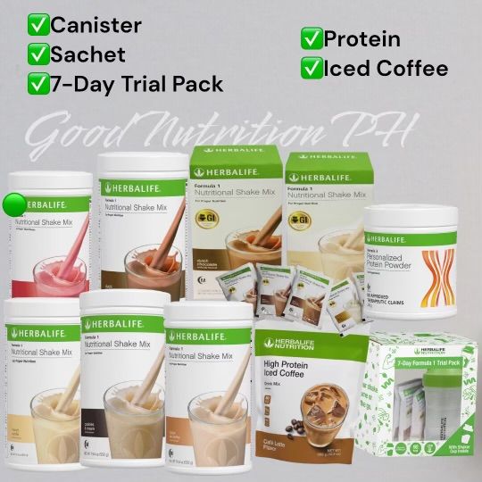 Best Seller Herbalife Protein Products All Flavors Canister Shake Iced Coffee Trial Pack